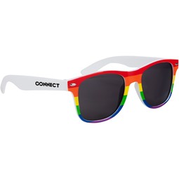Prism Malibu Custom Logo Rainbow Sunglasses